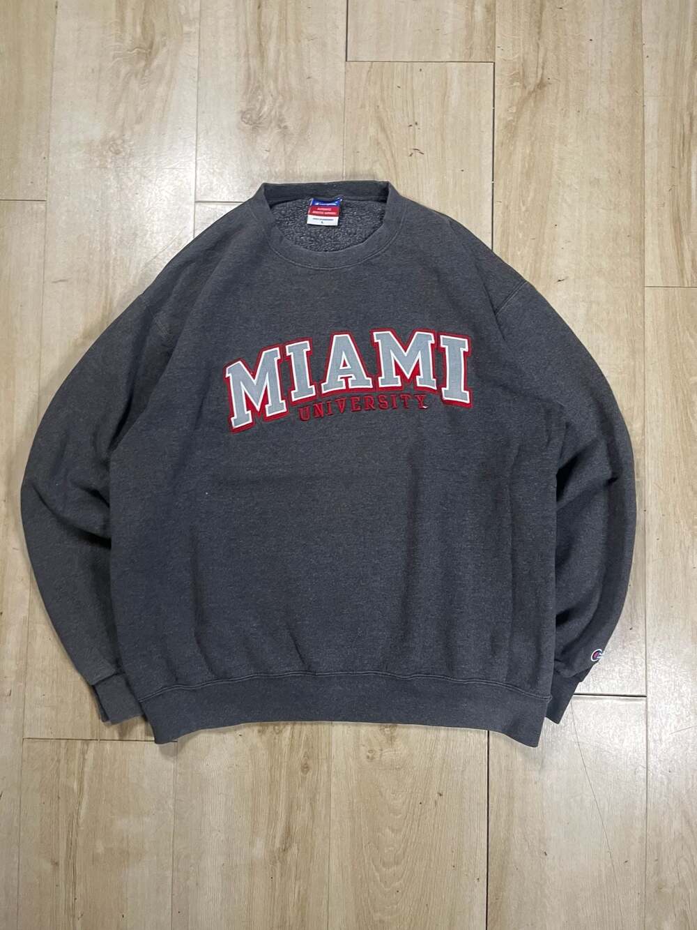Champion Miami University Embroidered Crewneck Sweatshirt